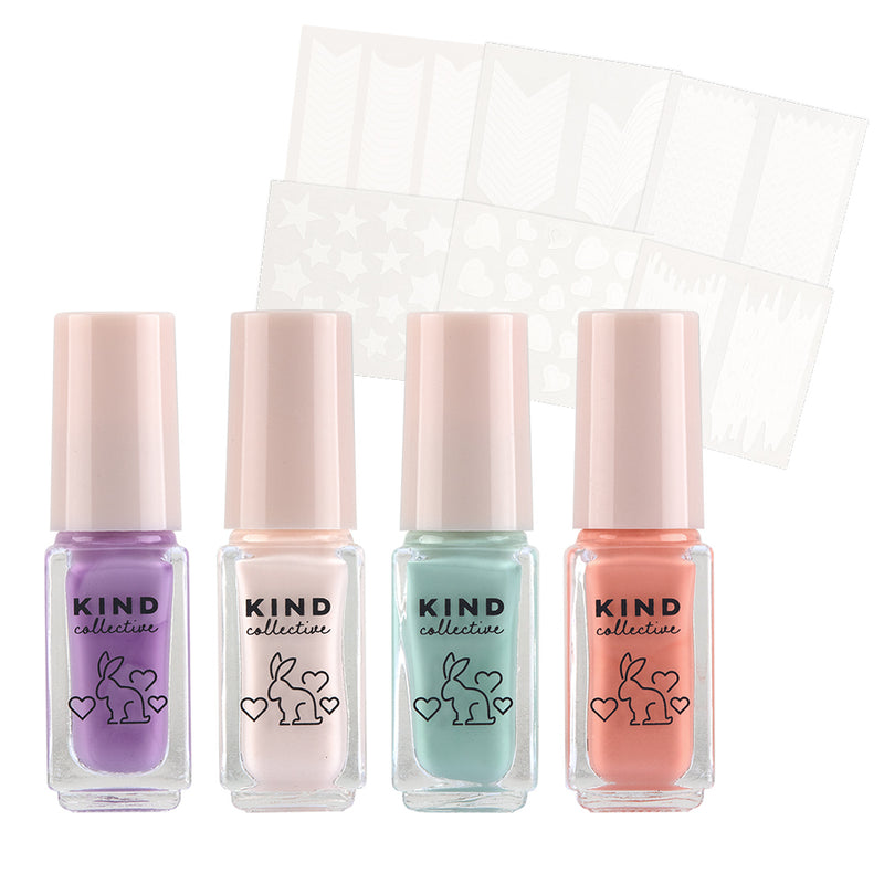 4 piece nail polish set